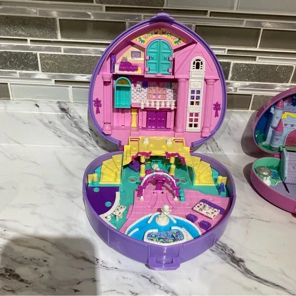 Vintage Bluebird Polly Pocket lot of 6 compacts - Picture 3 of 16